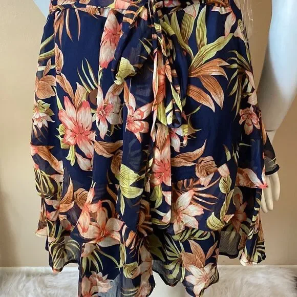NWT Fashion Nova Paradise Feels Ruffle Mini Dress - Size 3X - Picture 16 of 16
